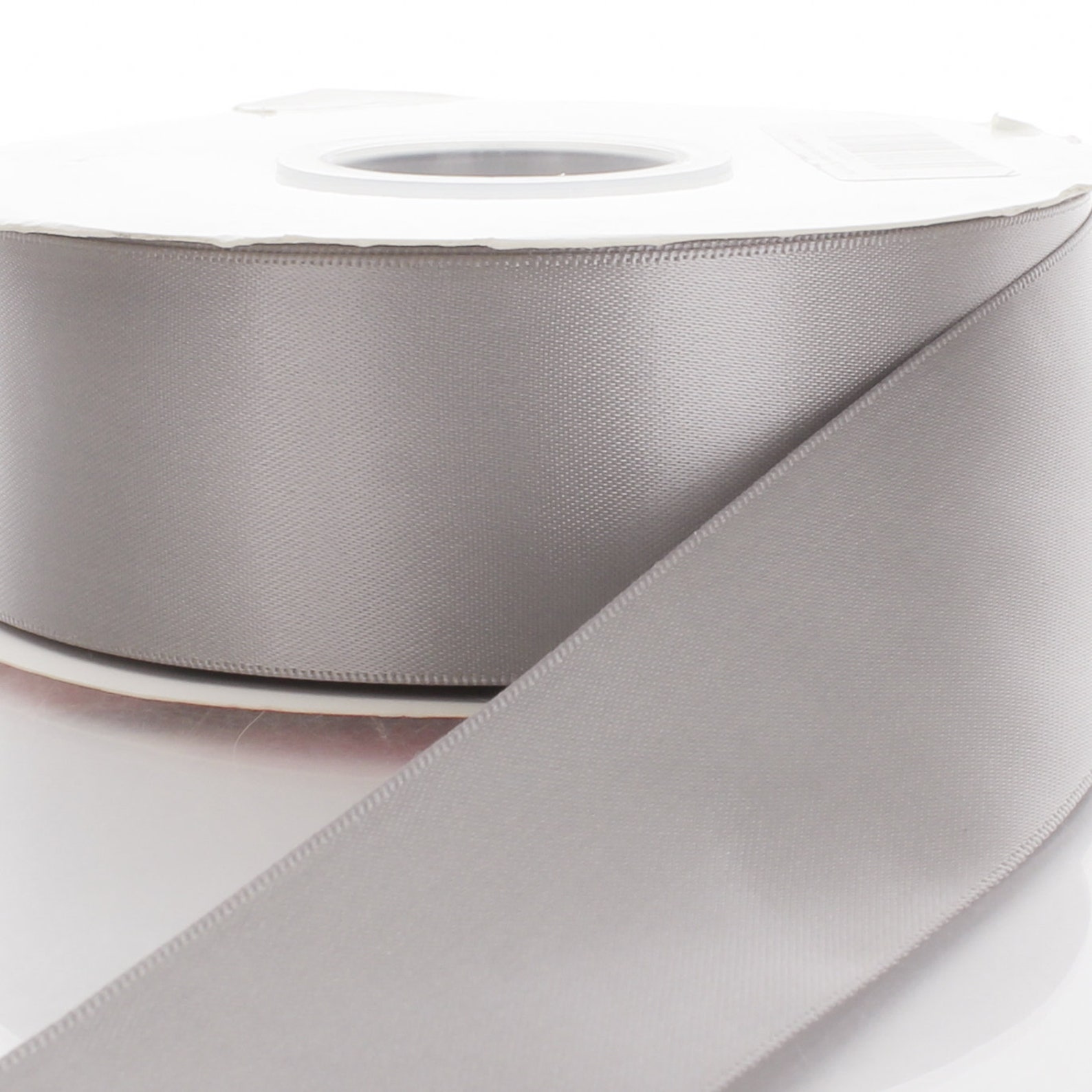 Silver 2nd Ribbon Silver Double Face Satin Ribbon - Choose Width / Length - Etsy