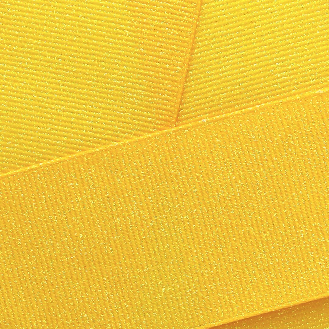 Yellow Shimmer Ribbons Yellow Dazzle Glitter Grosgrain Ribbon- Choose Width / Length - Etsy