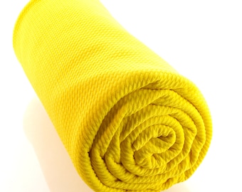 Yellow Solid Liverpool Bullet Stretch Fabric by the Yard or 6" Strips