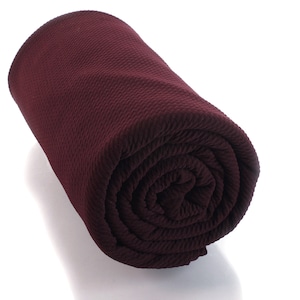 Burgundy Solid Liverpool Bullet Stretch Fabric by the Yard or 6&quot; Strips