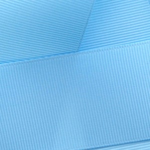 Blue Mist Grosgrain Ribbon Solid Choose Width and Length