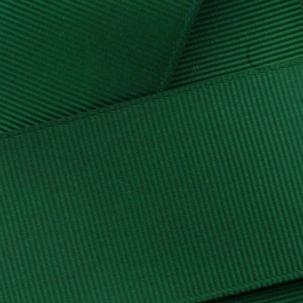 Forest Green Grosgrain Ribbon Solid- Choose Width / Length