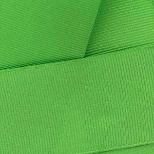 Blatt Grün Grosgrain Ribbon Solid Wählen Sie Breite und Länge