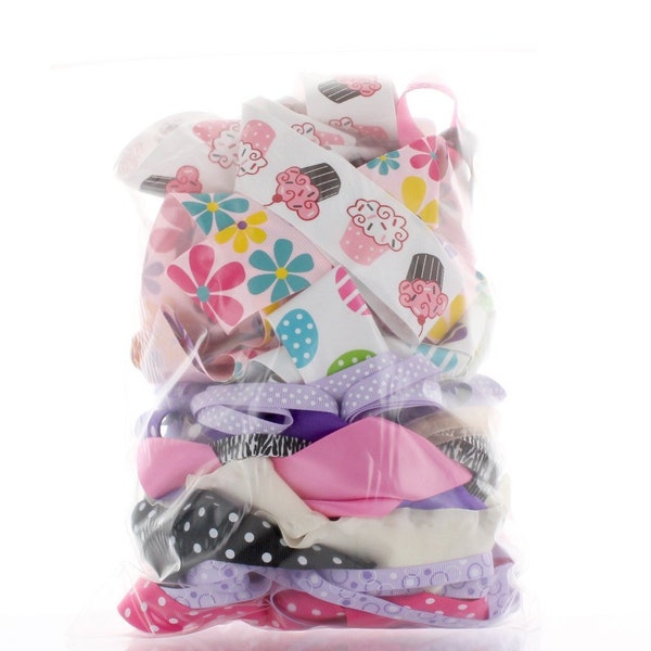 Printed and Specialty Ribbon Grab Bag - 1/2 LB