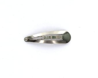 Hair Snap Clips 40mm Träne (24 oder 144 Stück)