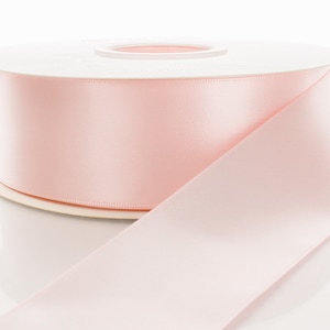 Solid Color Light Pink Ribbon, 1/8x100 Yard Scroll Ribbon Double Face  Satin Ribbon Narrow Ribbon Fabric Ribbon Craft Ribbon Embellish Ribbon for