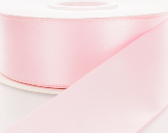 Light Pink Double Face Satin Ribbon - Choose Width / Length