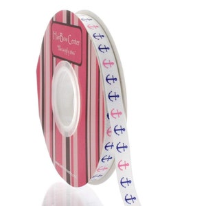 3/8" Pink Blaues AnkerBand - Länge wählen