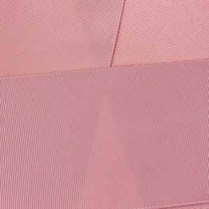 Dusty Rose Ripsband massiv Breite und Länge wählen