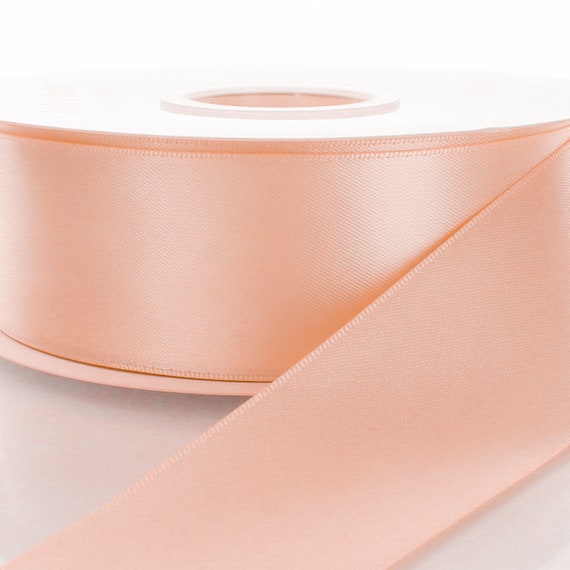 Premium satin ribbon (1.5 Inch) - Peach