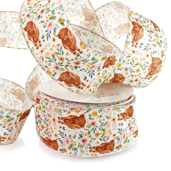Western print ribbon sale