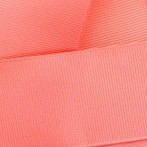 Light Coral Grosgrain Ribbon Solid Choose Width and Length