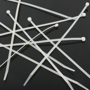 11 inch Nylon Cable Zip Ties Quantity Options image 2