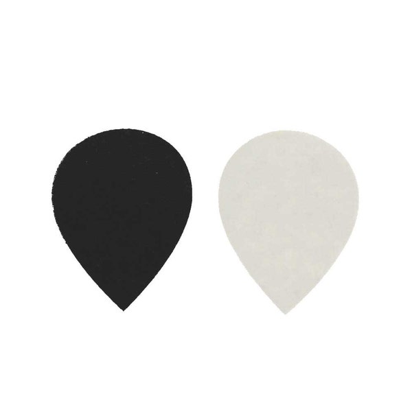 3.5 inch White or Black Felt Pad Fans (12 pcs)