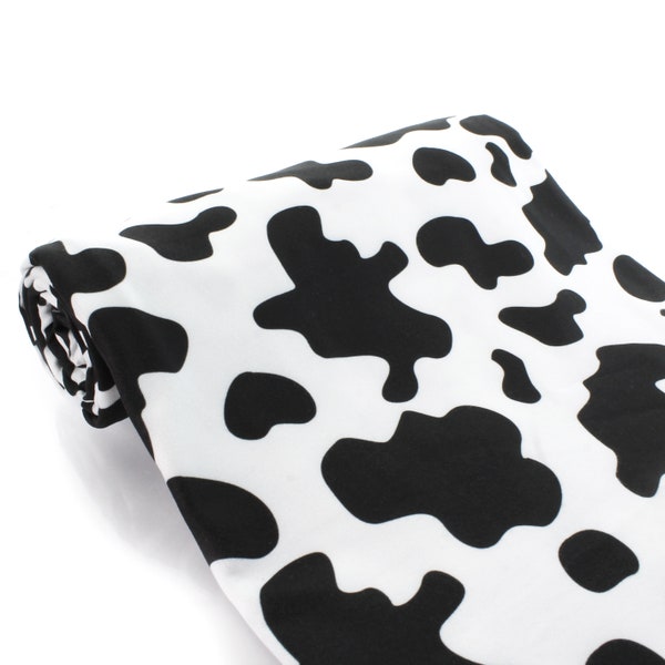 Cow Print Fabric - Etsy