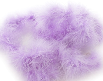 30 Pcs MARABOU PLUMAGE Feathers 2-5" Color Halloween LAVENDER for Crafts 30 Pcs MARABOU PLUMAGE Feathers 2-5" Color Halloween LAVENDER for Crafts