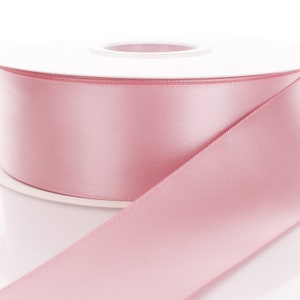 Fita de cetim dupla face Dusty Rose - escolha largura / comprimento
