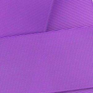 Grape Grosgrain Ribbon Solid Choose Width and Length