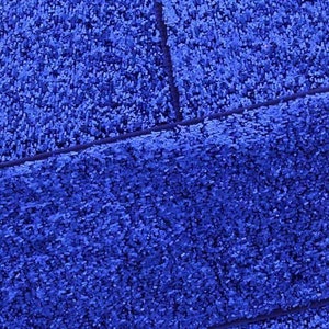 Koningsblauw glitter glanslint Kies breedte en lengte