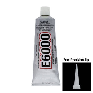 E6000 Industrial Strength Adhesive 3.7oz with Free Precision Tip