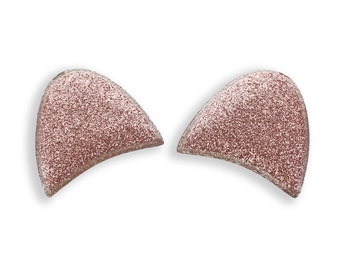 Padded Glitter Unicorn Ears (3 Pairs) - Choose Color