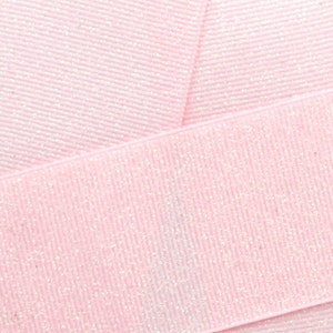 Hellrosa Dazzle Glitzer Ripsband - Wählen Sie Breite / Länge