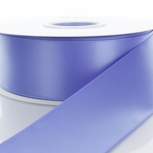 Periwinkle Double Face Satin Band - Breite / Länge wählen