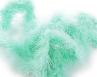 Mineral Ice Marabou Feather Boa 2 Yards (6 Feet)