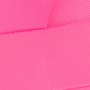 Hot Pink Grosgrain Ribbon Solid Choose Width and Length