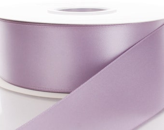 Dusty Lilac Double Face Satin Ribbon - Choose Width / Length