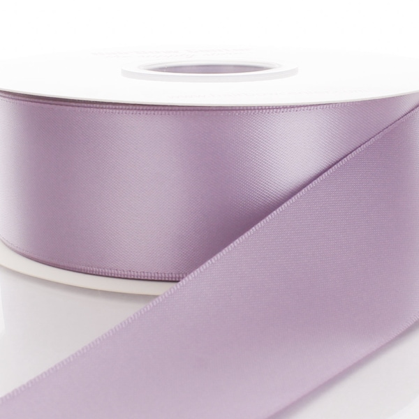Dusty Lilac Double Face Satin Ribbon - Choose Width / Length