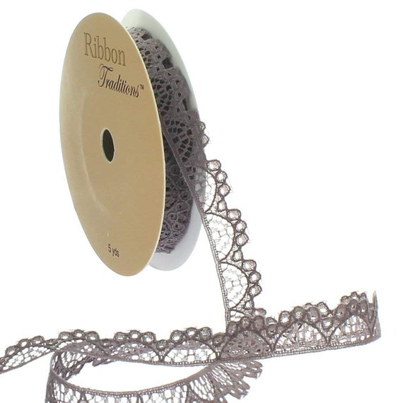 Narrow lace sale ribbon