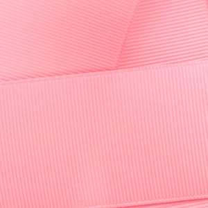 Pink Grosgrain Ribbon Solid Choose Width and Length