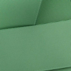 Sage Green Grosgrain Ribbon Solid Choose Width and Length