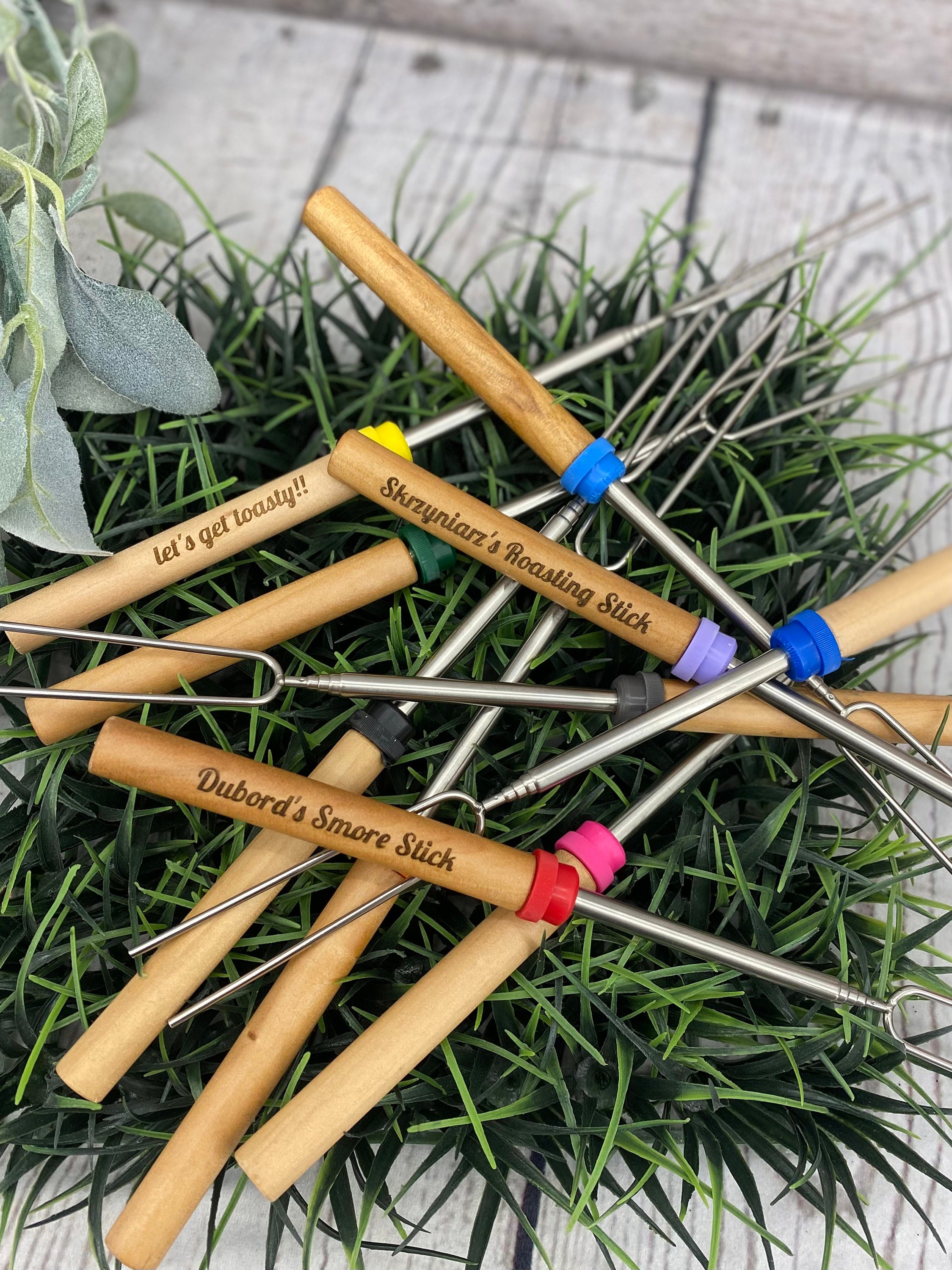 Campfire Stick Set/campfire Roasting Sticks/smore Sticks/custom Smore ...