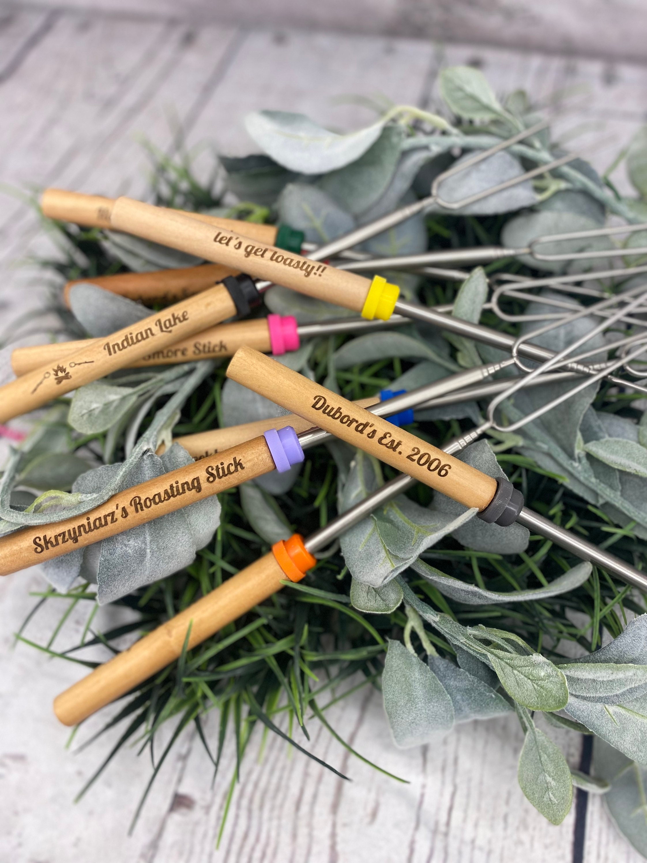 Campfire Stick Set/campfire Roasting Sticks/smore Sticks/custom Smore ...