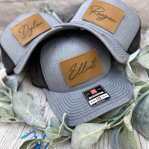 Side Patches For Hats Embroidered Velcro Custom Patch Trucker