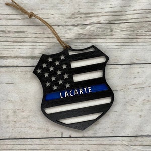 Police Officer Customized Ornament