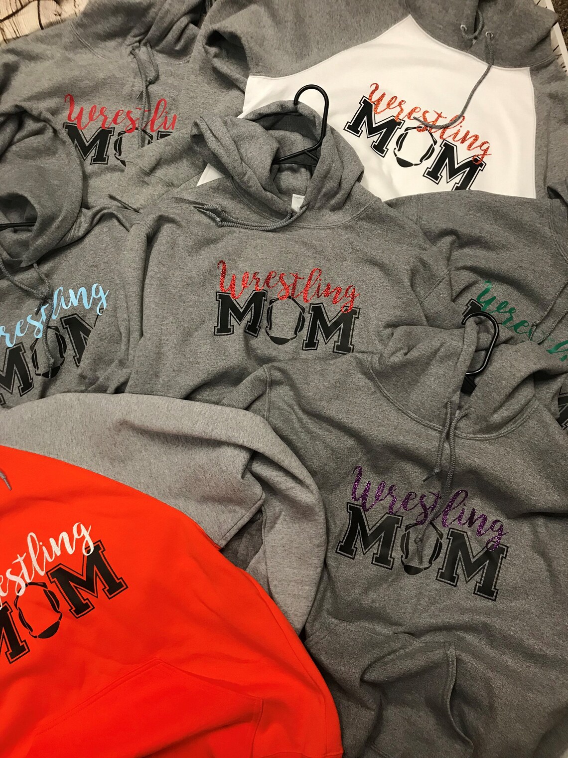 Wrestling Mom Hoodie | Etsy