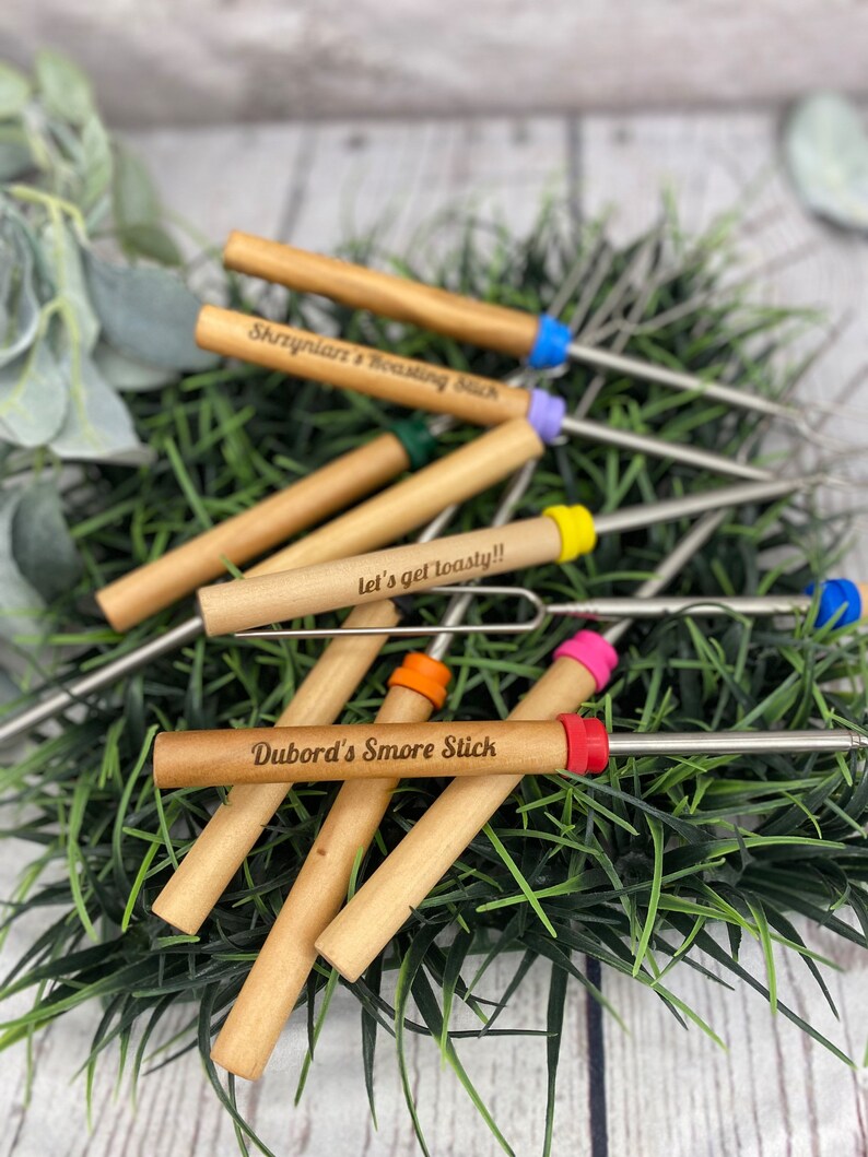 Campfire Stick Set/campfire Roasting Sticks/smore Sticks/custom Smore ...