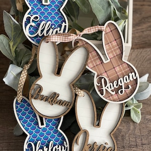 Easter basket tags
