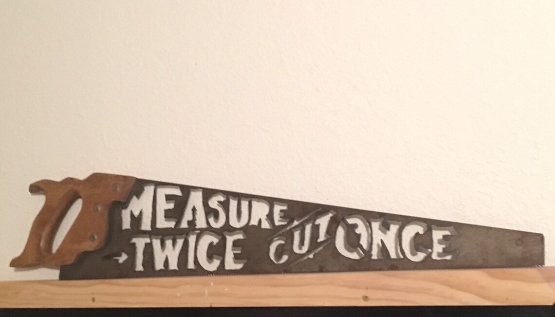 Antique Hand Saw Wall Decor Man Cave Decor Woodworker Wall Etsy