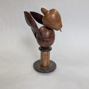 Assemblage Art: Copperwing Cantor #140 Whimsical Birds Collection