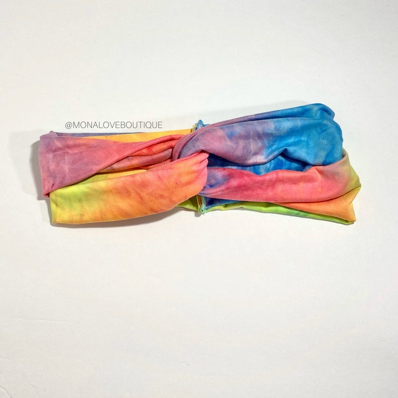 Top Knot Headband Tie Dye Turban Headband
