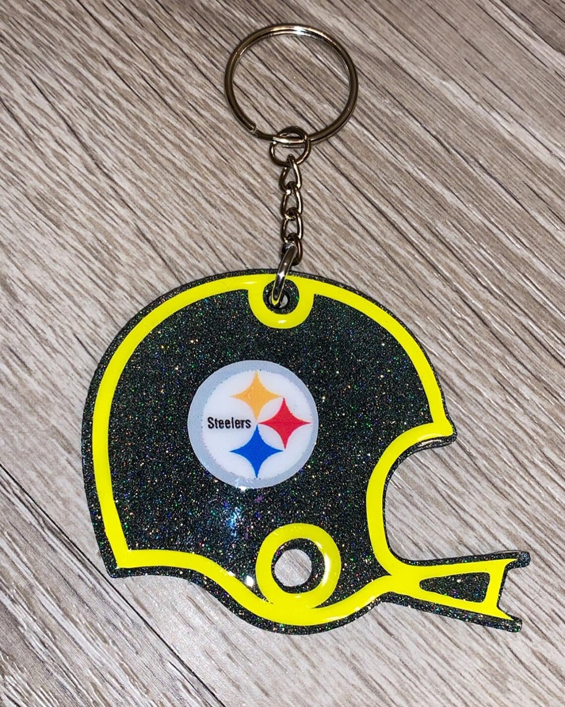 Football Helmet keychain Etsy