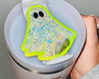 Glow in the dark Ghost Stanley tag