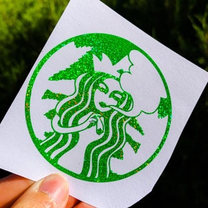 Smoking Starbucks Decal/sticker/Starbucks cup sticker