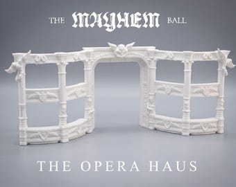 Replica del palco dell'Opera Haus / Mayhem Ball, stampata in 3D / Oggetto da collezione per concerti