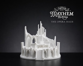 Organic Cotton Eco Tote Bag: Mayhem Ball Opera Haus Graphic Design