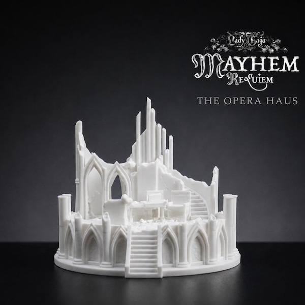 Lady Gaga Mayhem Requiem Opera Haus Diorama – 3D Printed Concert Memorabilia (Live/Archival Editions)